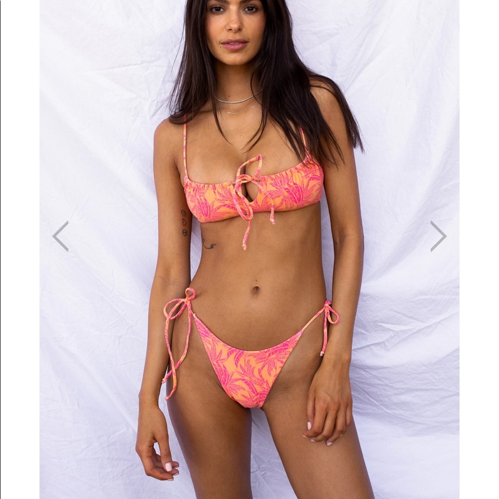 SKATIE SWIM; DEMI TOP; MANDI BOTTOMS; BOCCA PRINT